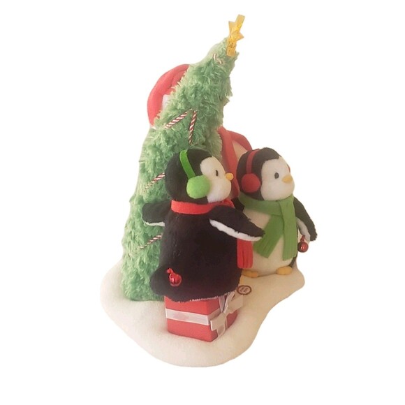 2006 Hallmark Jingle Pals Very Merry Trio Snowman Penguin Christmas Tree - Picture 9 of 13